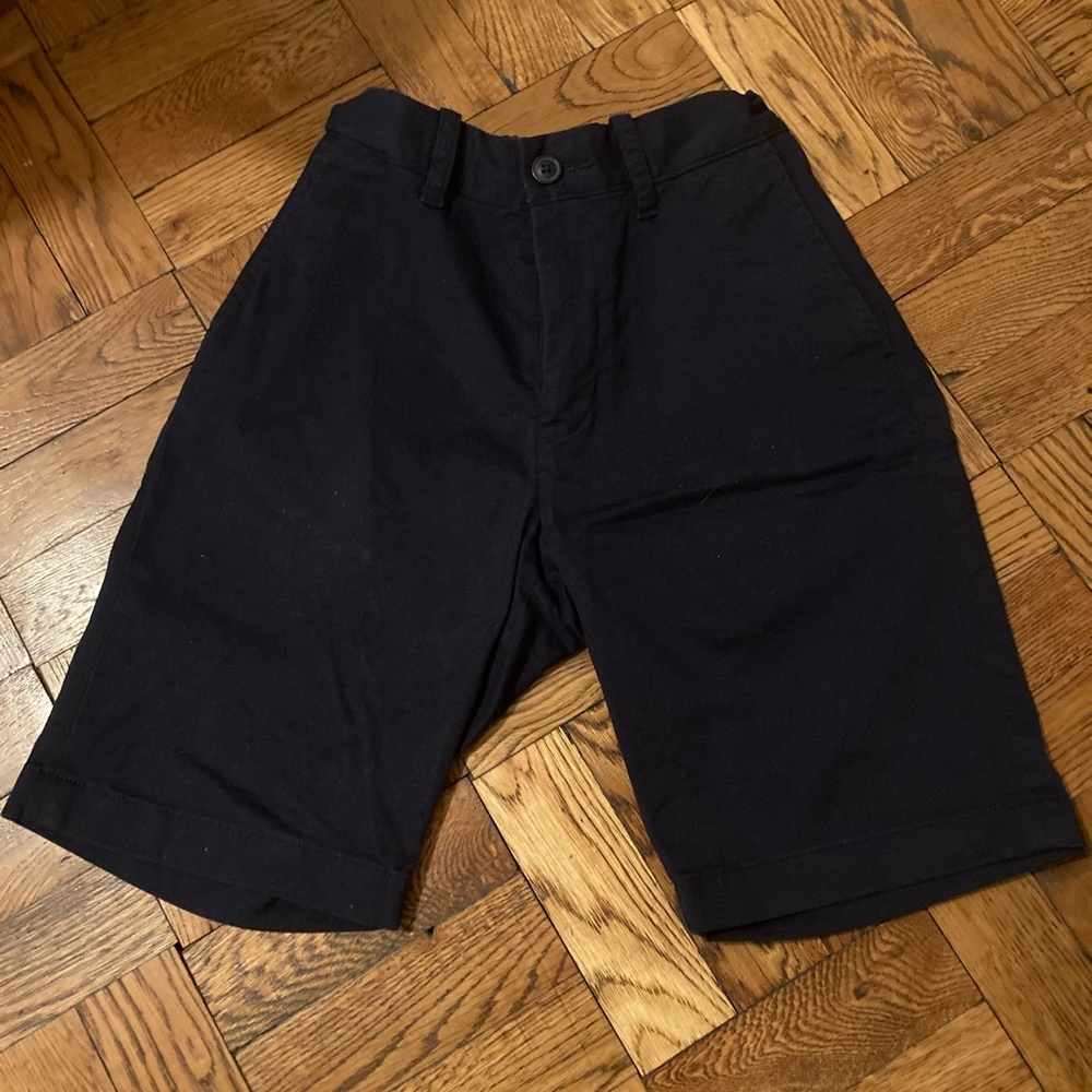 jcrew boys navy shorts